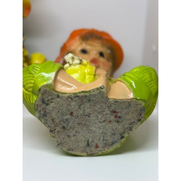 VTG 1974 Universal Statuary Co Andy & Alice | Boy Puppy & Girl Kitten Statue Set - Picture 3 of 10